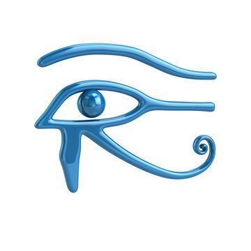 Blue Eye of Horus symbol