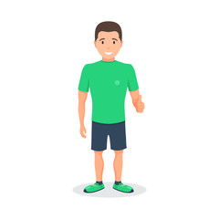 Fototapeta premium Athletic young man