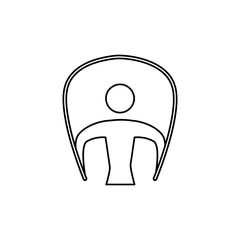 Gym and fitness lifestyle icon vector illustration graphic design