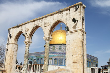 Naklejka na ściany i meble Dome of The Rock - Jerusalem - Israel
