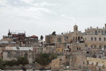 Fototapeta na wymiar View of Jerusalem Old City - Israel