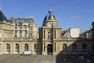 Fototapeta na wymiar Sénat, Jardin du Luxambourg, Paris, France