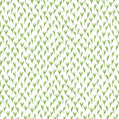 Bamboo. Cute floral seamless vector pattern. Botanical texture.