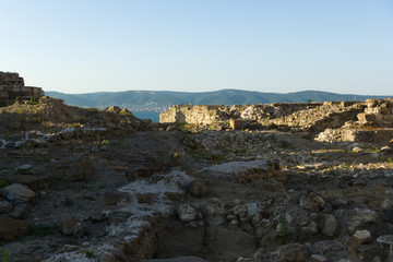 Fototapeta na wymiar view of the archaeological site