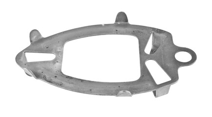 metallic support under iron