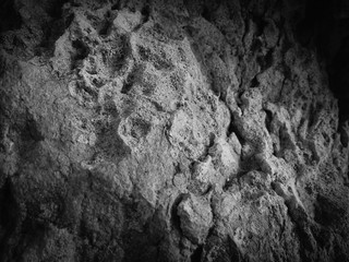 Natural black rock stone surface granite abstract backdrop textured background