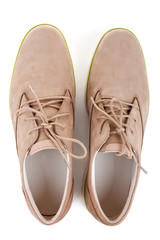 Men's shoes isolated on white