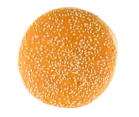 hamburger bu isolated on white