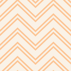 Decorative fabric for wrapping paper, banner, print. Horizontal lines, retro zig-zag shapes