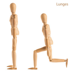 lunges pose