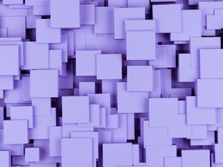 abstract image of cubes background. 3 render.