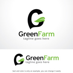 Fototapeta premium Letter G Leaf Logo Template Design Vector, Emblem, Design Concept, Creative Symbol, Icon