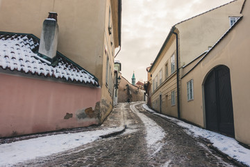 Novy Svet picturesque district in Prague