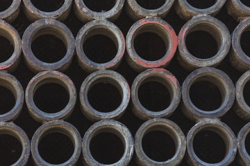 Cement pipes