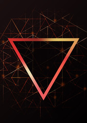 Abstract background with geometric pattern.