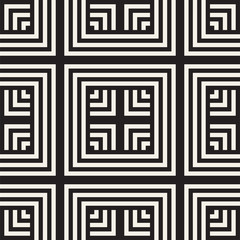 Seamless Vector Pattern. Abstract Geometric Background. Elegant Stripes Lattice