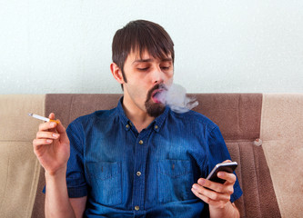 Man with Cigarette