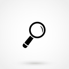 Search icon. One of set web icons