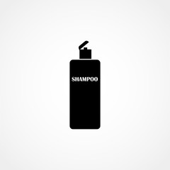 Shower Gel, Liquid Soap, Lotion, Cream, Shampoo, Bath Foam. Vector icon.