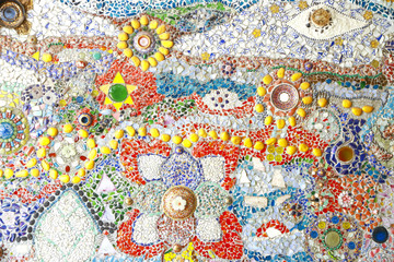 Stock Photo - mosaic pattern close up