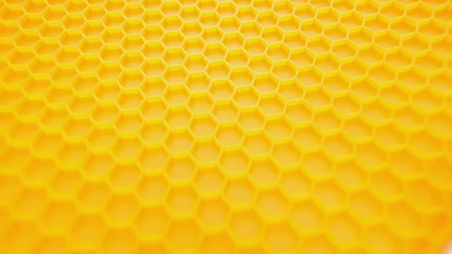Abstract background. Fragment of honeycomb plastic imitation.
