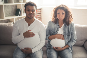 Afro American couple