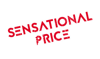 Sensational Price rubber stamp. Grunge design with dust scratches. Effects can be easily removed for a clean, crisp look. Color is easily changed.