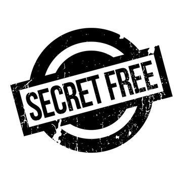 Secret Free rubber stamp. Grunge design with dust scratches. Effects can be easily removed for a clean, crisp look. Color is easily changed.