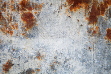 Rusty zinc texture.