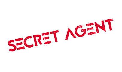 Secret Agent rubber stamp. Grunge design with dust scratches. Effects can be easily removed for a clean, crisp look. Color is easily changed.