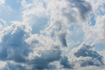 Fototapety  Tło Chmury Cumulus Jasne