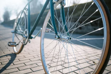 Photo sur Plexiglas Vélo Close up of retro bicycle 