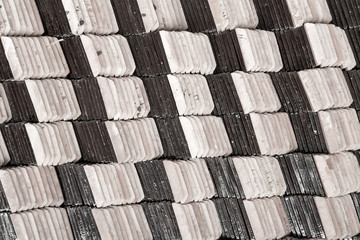 Roof Tile texture and background