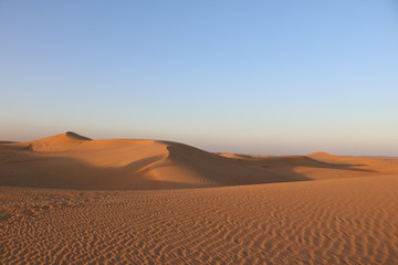 view of desert at Dubai uae