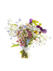 Spring pink-lilac-blue bouquet