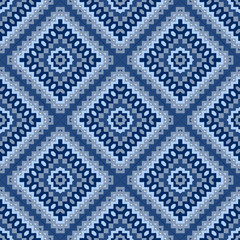 Ethnic hand drawn seamless pattern.