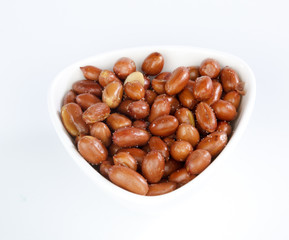 peanut isolated on white background