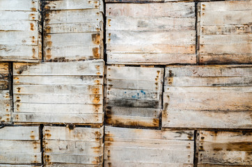 wooden boxes background