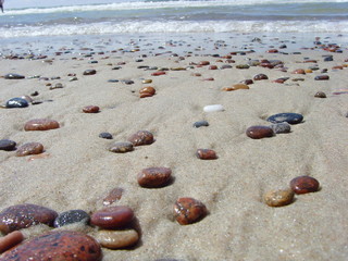 Bebbles in the beach near the Baltic Sea