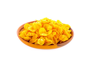 milk snack on white background