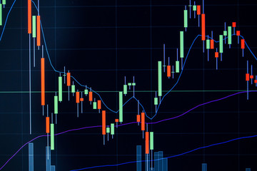 Stock exchange board background