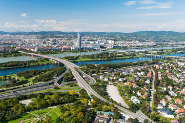 Aerial View Of Vienna City