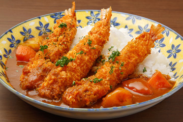 エビフライカレー