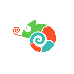 Chameleon. Logo