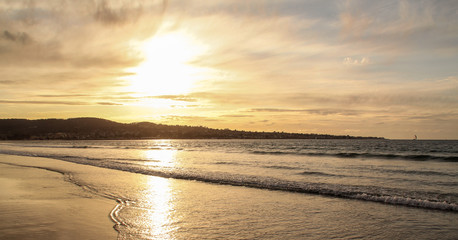 sunset on Del Monte Beach