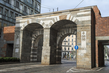 "Porta Nuova" in Mailand, Italien