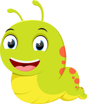 Cute Caterpillar cartoon 