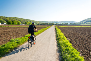 Fahrrad Feldweg Frühling Freiheit