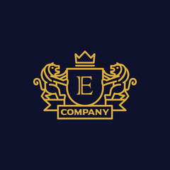 Coat of Arms Letter 'E' Company