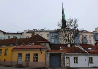 Obraz premium Tallinn, Estonia, View of Old Town